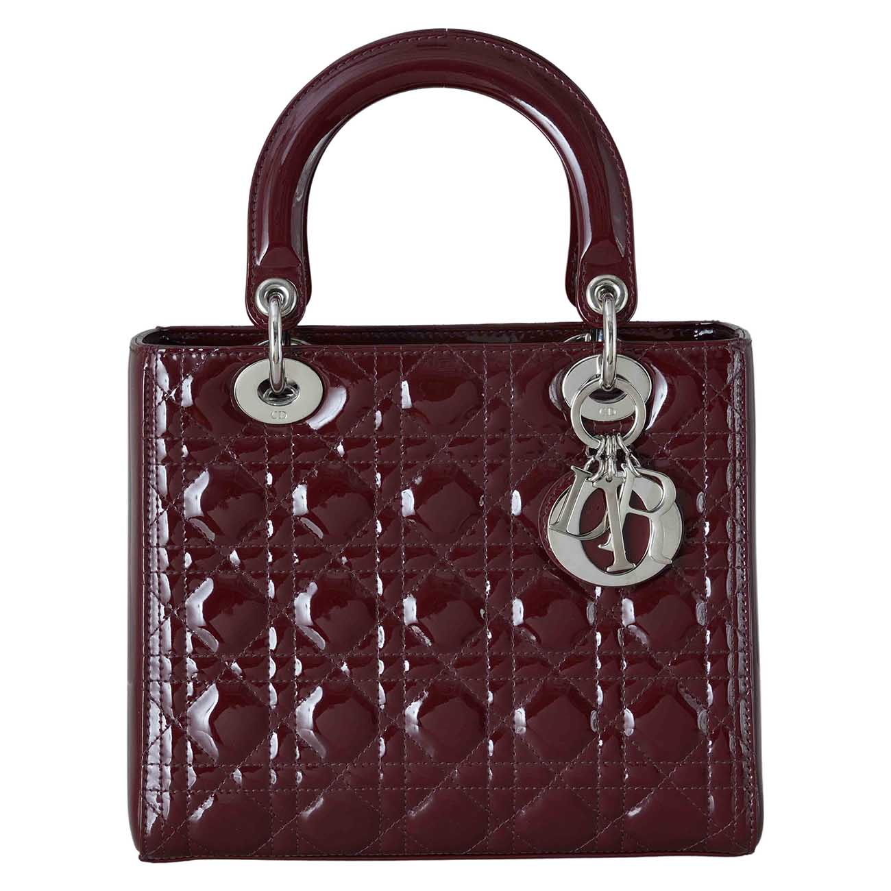 CHRISTIAN DIOR(USED)크리스찬디올 페이던트 레이디디올 미듐